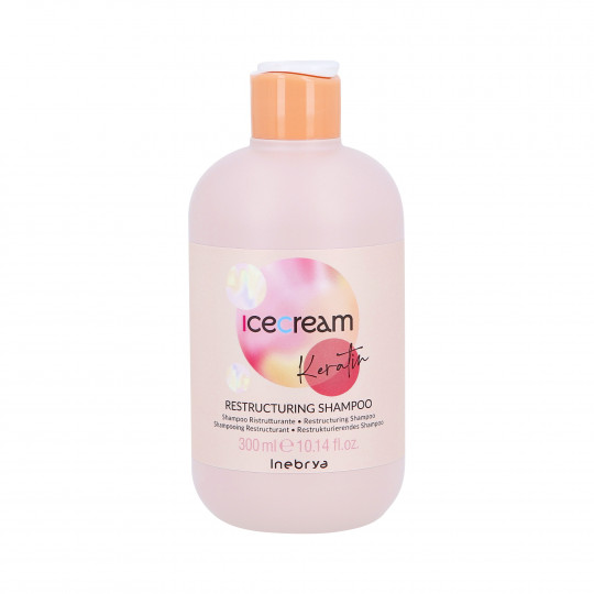 INEBRYA ICE CREAM REESTRUTURING Shampoo capilar com queratina 300ml