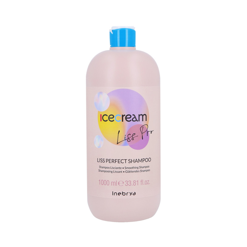 INEBRYA ICE CREAM LISS PRO Wygładzający szampon do włosów 1000ml