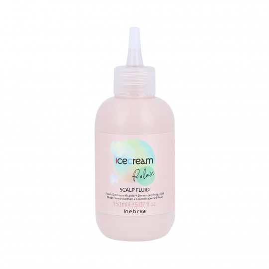 INEBRYA ICECREAM SCALP FLUID Tisztító peeling fejbőrre 150ml