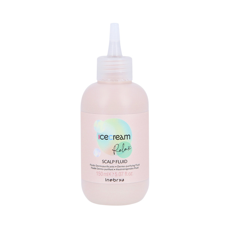 INEBRYA ICECREAM SCALP FLUID Tisztító peeling fejbőrre 150ml