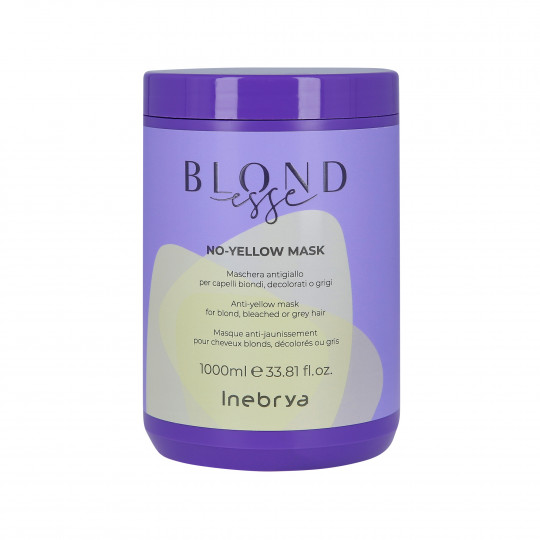 INEBRYA BLONDESSE NO YELLOW Mask for blonde, bleached and gray hair 1000ml