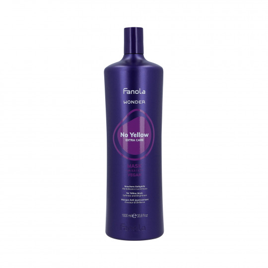 FANOLA WONDER NO YELLOW Neutralizujúca maska pre blond vlasy 1000ml