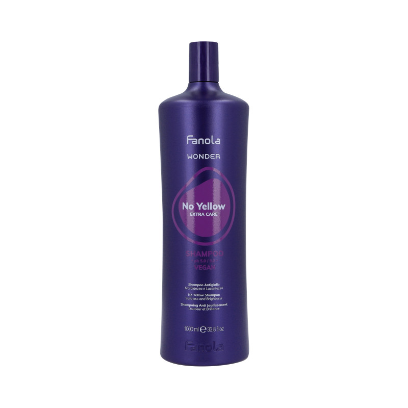 FANOLA WONDER NO YELLOW Color neutralizing shampoo for blonde hair 1000ml