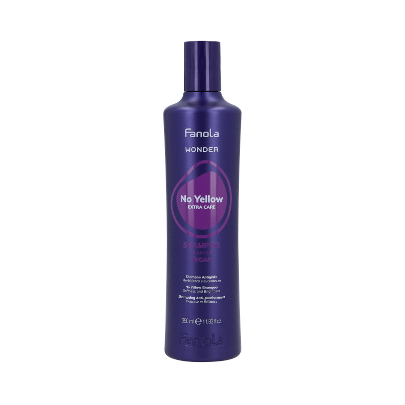 FANOLA WONDER NO YELLOW Color neutralizing shampoo for blonde hair 350ml