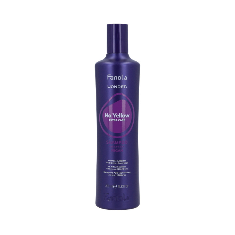 FANOLA WONDER NO YELLOW Shampoo neutralizzante colore per capelli biondi 350ml