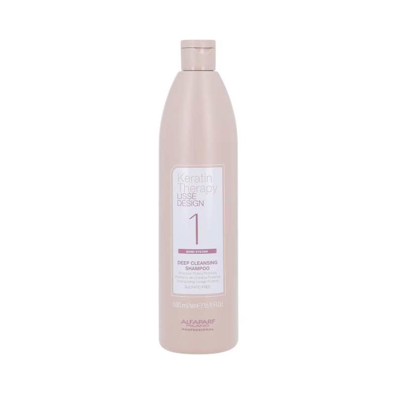 ALFAPARF LISSE DESIGN KERATIN THERAPY Szampon głęboko oczyszczający 500ml