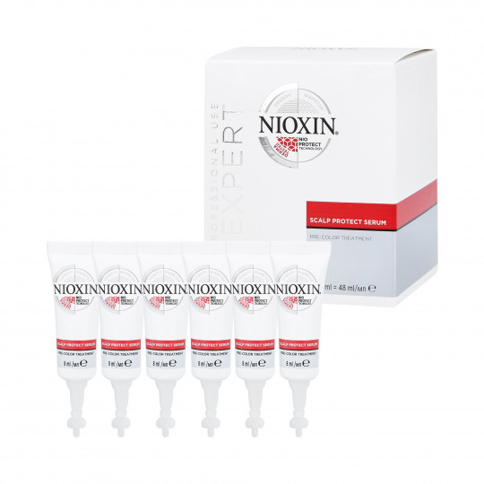 NIOXIN SCALP PROTECT SERUM Fiale che proteggono il cuoio capelluto dalla colorazione 6x8ml