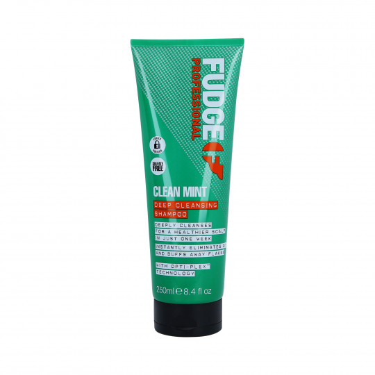 FUDGE CLEAN MINT Shampoo de limpeza profunda para todos os tipos de cabelo 250ml