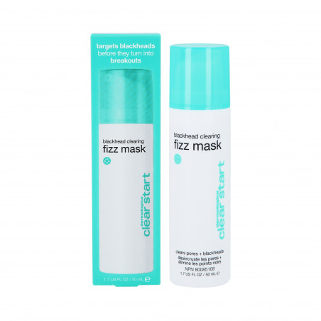 DERMALOGICA CLEAR START BLACKHEAD FIZZ MASK Masque nettoyant actif, resserrant les pores 50ml