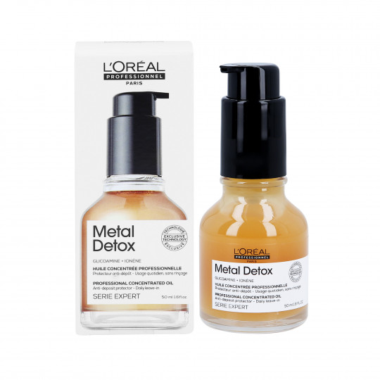 L'OREAL PROFESSIONNEL METAL DETOX Koncentreret hårbeskyttelsesolie 50ml