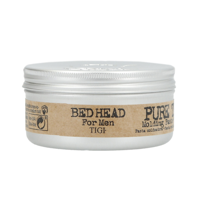 TIGI BED HEAD FOR MEN Pure Texture Паста за моделиране на косата за мъже 83g