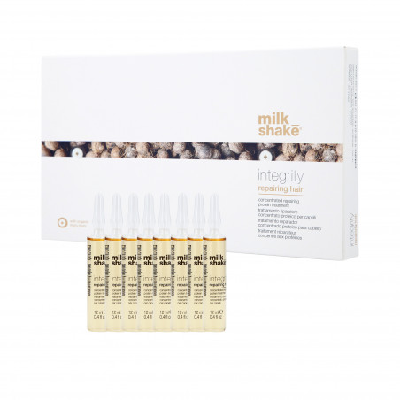 MILK SHAKE INTEGRITY REPAIRING Skoncentrowane ampułki proteinowe do włosów zniszczonych i suchych 8x12ml - 1 MILK SHAKE INTEGRITY REPAIRING Skoncentrowane ampułki proteinowe do włosów zniszczonych i suchych 8x12ml - 1