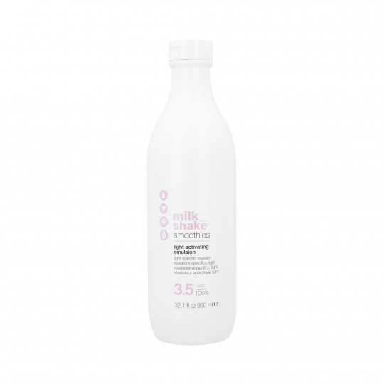 MILK SHAKE SMOOTHIES LIGHT ACTIVATING Oksidaattori ohuille ja herkille hiuksille 1000ml