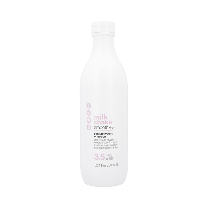 MILK SHAKE SMOOTHIES LIGHT ACTIVATING Oksidaattori ohuille ja herkille hiuksille 1000ml