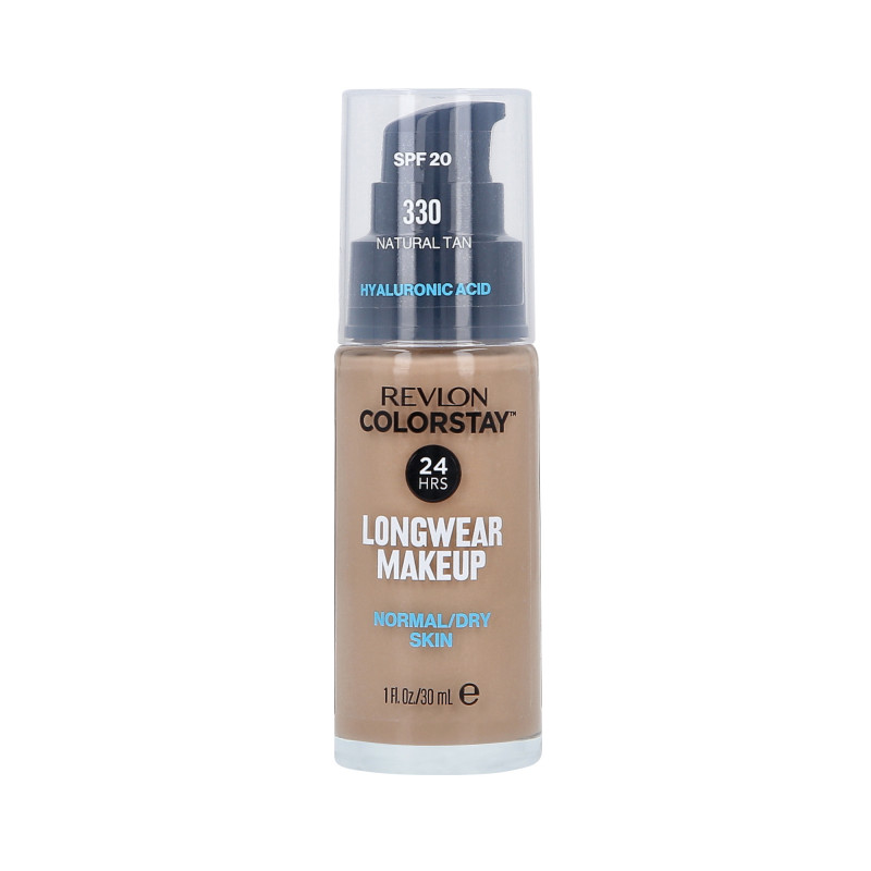 REVLON COLORSTAY Foundation med pumpe til normal og tør hud 330 Natural Tan 30ml