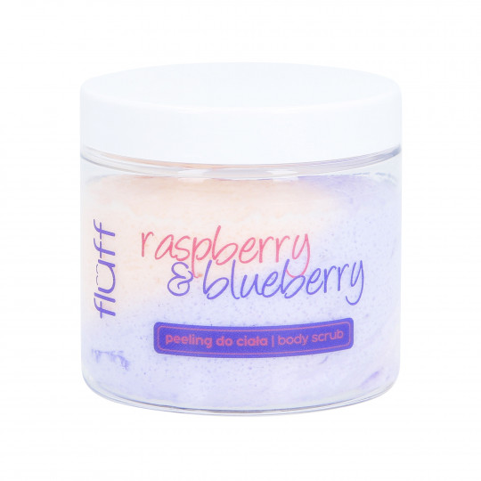 FLUFF PEELING BLUEBERRY&REASPBERRY Body scrub with the scent of juicy blueberry and ripe raspberry 160ml