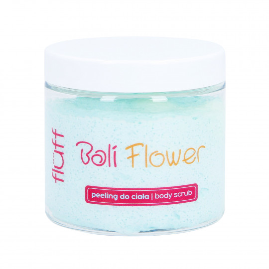 FLUFF SCRUB BALI FLOWER Body scrub with the scent of a Balinese flower 160ml