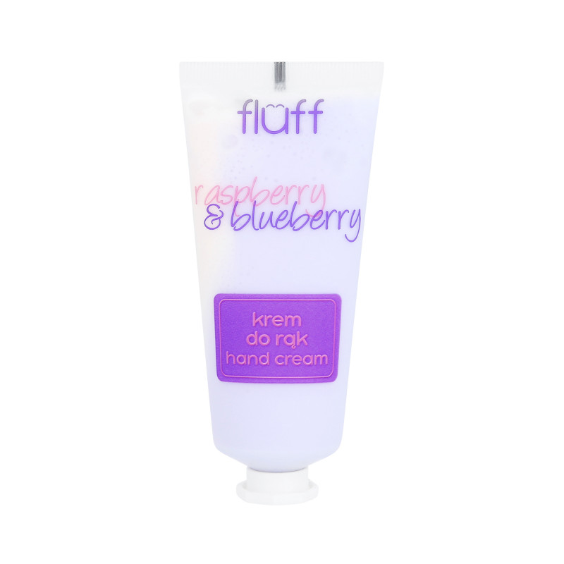 FLUFF HAND CREAM Moisturizing, raspberry-blueberry hand cream 50ml