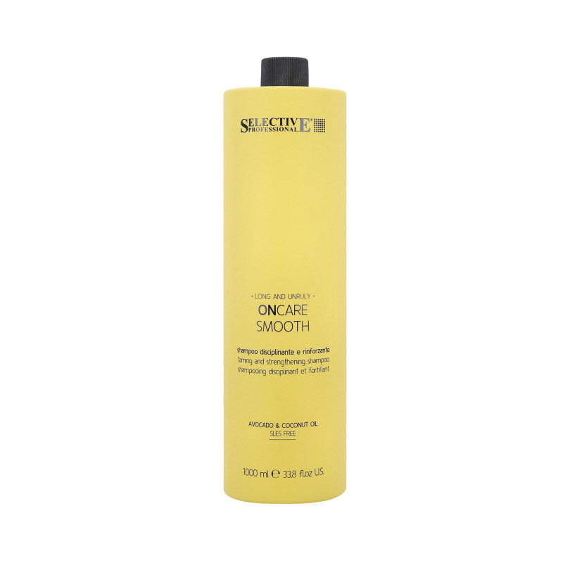 SELECTIVE PROFESSIONAL ONCARE SMOOTH Shampoo suavizante para cabelos longos e rebeldes 1000ml