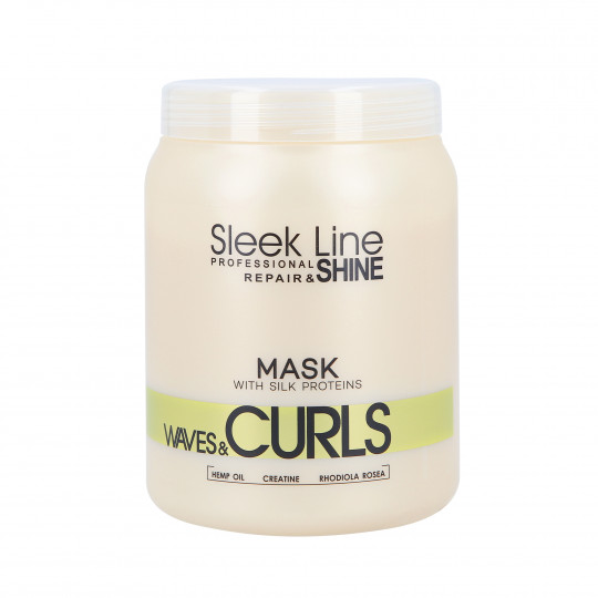 STAPIZ SLEEK LINE WAVES&CURLS Máscara para cabelos cacheados e ondulados 1000ml