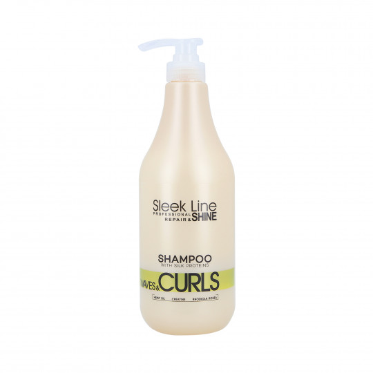 STAPIZ SLEEK LINE WAVES&CURLS sampon göndör és hullámos hajra 1000 ml