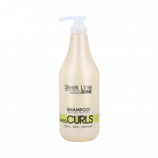 STAPIZ SLEEK LINE WAVES&CURLS Shampoo per capelli ricci e mossi 1000ml