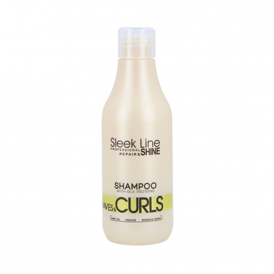 STAPIZ SLEEK LINE WAVES&CURLS Szampon do włosów kręconych i falowanych 300ml