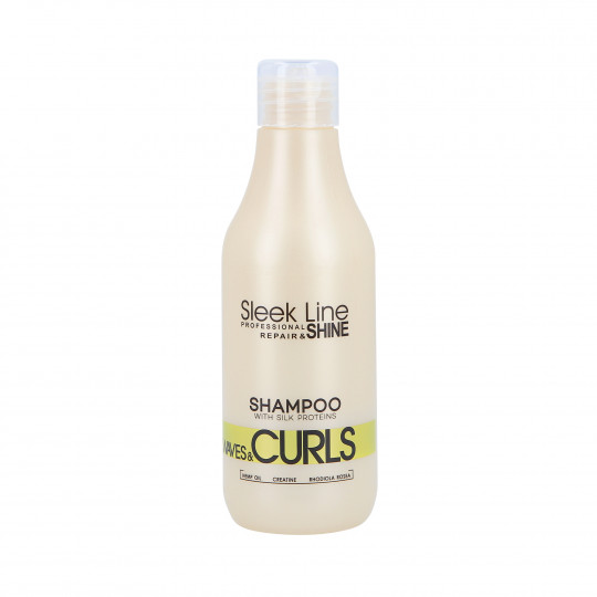 STAPIZ SLEEK LINE WAVES&CURLS Shampooing pour cheveux bouclés et ondulés 300ml