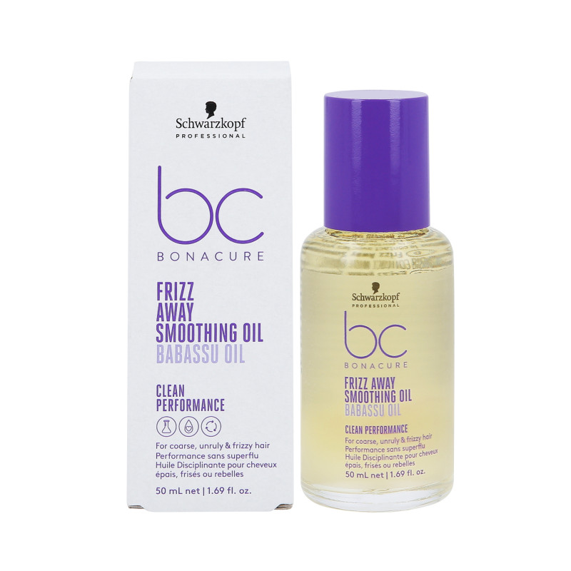 SCHWARZKOPF PROFESSIONAL BONACURE FRIZZ AWAY Óleo suavizante para cabelos crespos 50ml