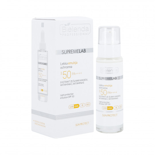 BIELENDA PROFESSIONAL SUPERMELAB LIGHT SUN PROTECT Kaitsev näoemulsioon SPF 50 50ml