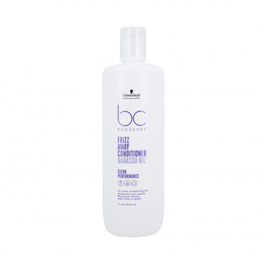 SCHWARZKOPF PROFESSIONAL BONACURE FRIZZ AWAY Condicionador suavizante para cabelos crespos 1000ml