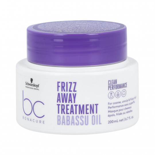 SCHWARZKOPF PROFESSIONAL BONACURE FRIZZ AWAY Máscara suavizante para cabelos crespos 200ml