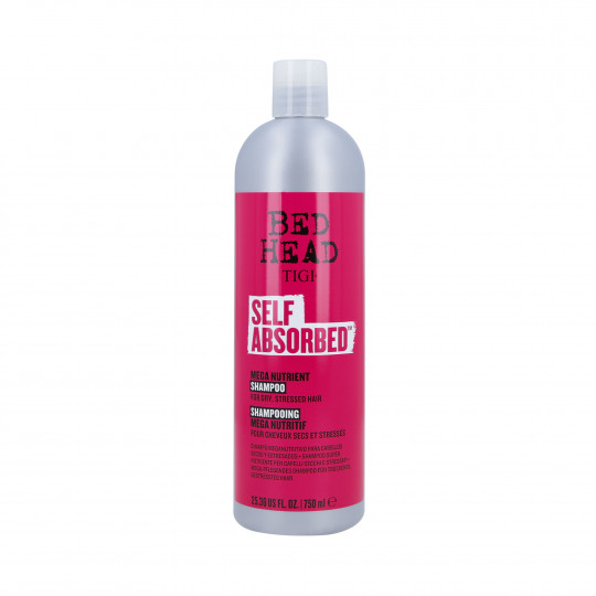 TIGI BED HEAD SELF ABSORBED Hydratačný šampón pre suché a oslabené vlasy 750 ml