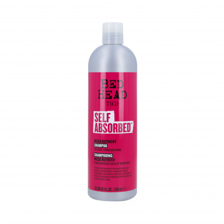 TIGI BED HEAD SELF ABSORBED Feuchtigkeitsspendendes Shampoo für trockenes und geschwächtes Haar 750 ml