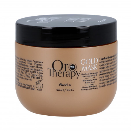 FANOLA ORO THERAPY 24k GOLD Illuminating hair mask 300ml