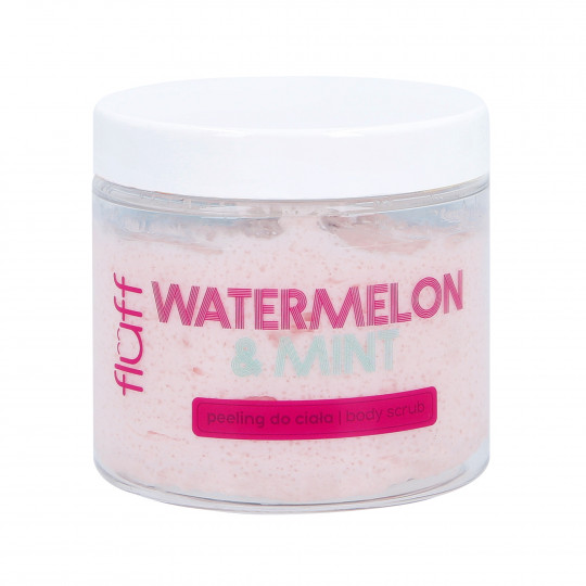 FLUFF WATERMELON&MINT Peeling-Körperpeeling mit dem Duft von Wassermelone und Minze, 160 ml