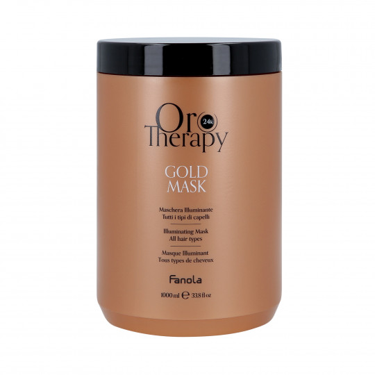 FANOLA ORO THERAPY 24k GOLD Rozświetlająca maska do włosów 1000ml