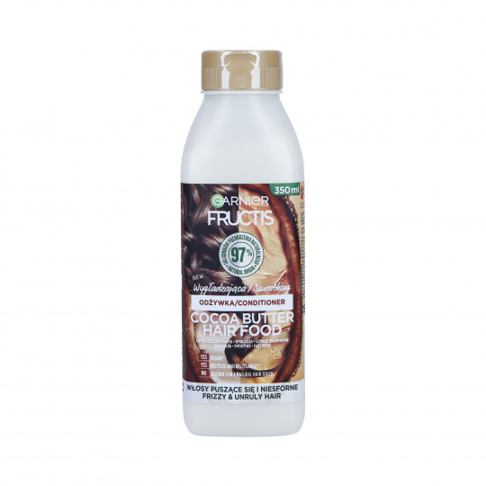 GARNIER FRUCTIS HAIR FOOD Smoothing hair conditioner with cocoa 350ml