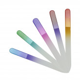 Lima per unghie in vetro arcobaleno x5 