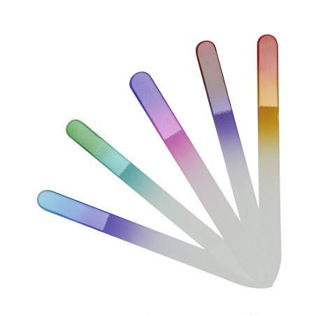 Lima per unghie in vetro arcobaleno x5 Lima per unghie in vetro arcobaleno x5