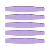 2-seitige trapezförmige Poliernagelfeile Violett 100/180 5 Stk.