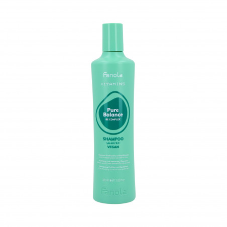 FANOLA VITAMINS PURE BALANCE Przeciwłupieżowy szampon do włosów z kompleksem witamin B E 350 ml - 1 FANOLA VITAMINS PURE BALANCE Przeciwłupieżowy szampon do włosów z kompleksem witamin B E 350 ml - 1