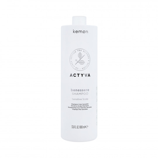KEMON ACTYVA BENESSERE Shampoo für empfindliche Kopfhaut 1000 ml
