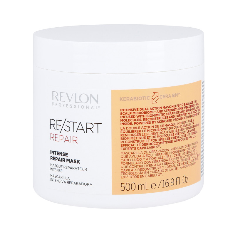 REVLON RE/START REPAIR Regeneráló maszk sérült hajra 500ml