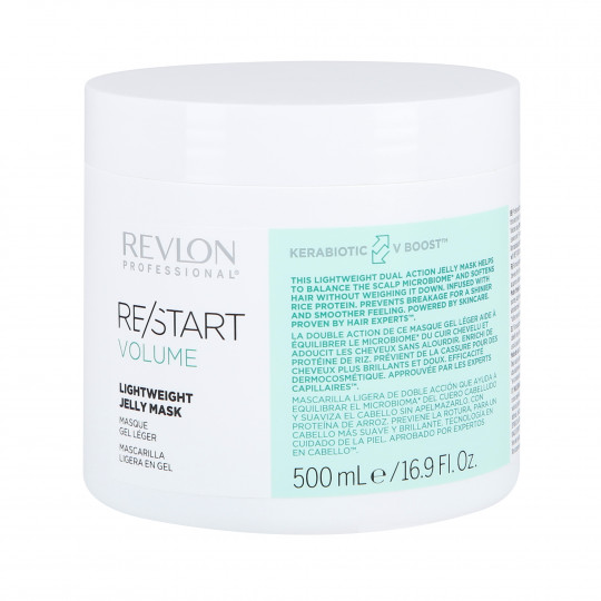 REVLON RE/START VOLUME Maschera per capelli in gel leggero per aumentare il volume 500ml