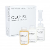 Conjunto de kit estilista itinerante OLAPLEX para regeneração capilar profissional No.1 100ml + 2x No.2 100ml