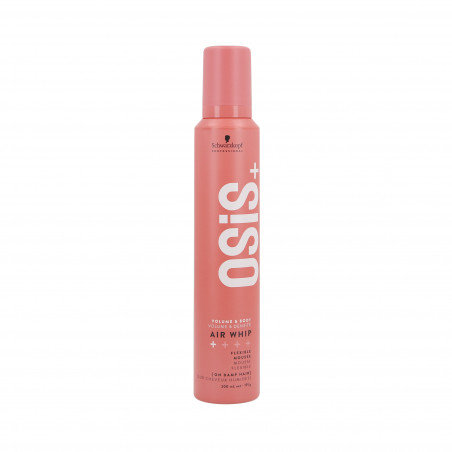 SCHWARZKOPF PROFESSIONAL OSIS+ AIR WHIP Elastic mousse improving hair susceptibility to modeling 200ml