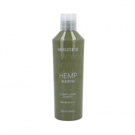 SELECTIVE HEMP SUBLIME Shampoo hidratante para cabelos com óleo de semente de cânhamo 250ml