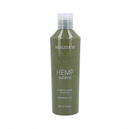 SELECTIVE HEMP SUBLIME Shampooing cheveux hydratant à l'huile de graines de chanvre 250ml