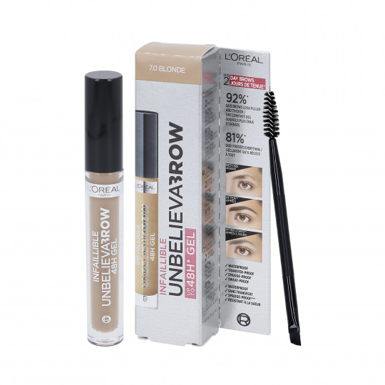 L'OREAL PARIS Unbelieva' Brow Gel modelador de sobrancelhas 103 Loiro Quente